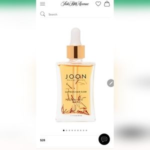 Joon Saffron Hair Elixir Oil with Rose & Pistachio GLAMOROUS